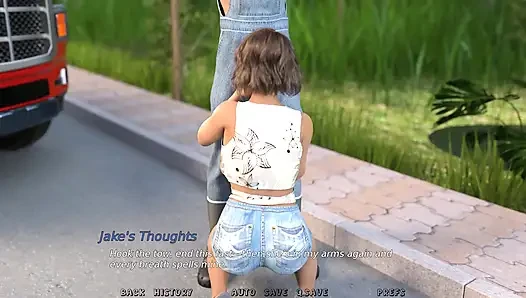 Benim sadık karım. Karısı kocası izlerken arabalarını tamir etmek için tamirciye sakso çekiyor - bölüm 5
