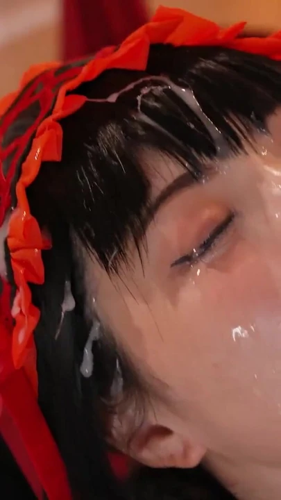 Stunning moment from "Cospuri Haruka Suzuno in Tokisaki Kurumi Cosplay"