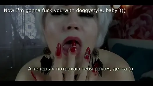 Intimate acquaintance with married whore Aimee: all kinds of fucking and extreme objects in pussy .!. ))
