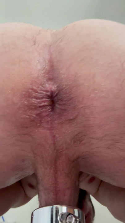 Pushing out a butt plug