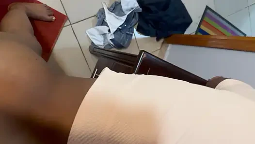 POV, Pounding My Hot Stepmom In A Hotel Room. Big Cum On Ass Finish