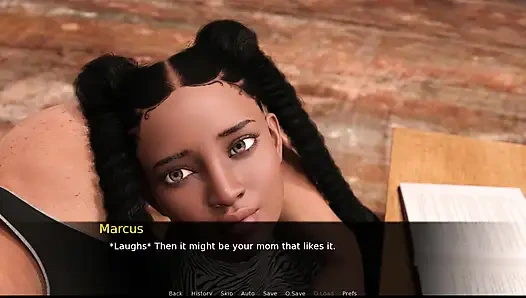 Выпекание с шоколадом 5 Ive дала Ladesha хорошее шлепанье на ее голую кожу