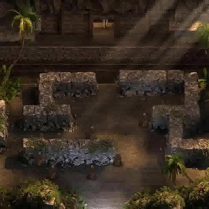 Treasure of Nadia: puzzle in the temple ep 234