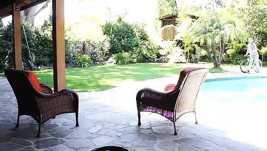 Sexually frustrated girl fucks first lucky guy she runs into