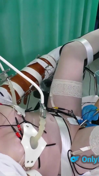 Lisa Essex and Mistress Jane medical fetish electro play | Clip 3