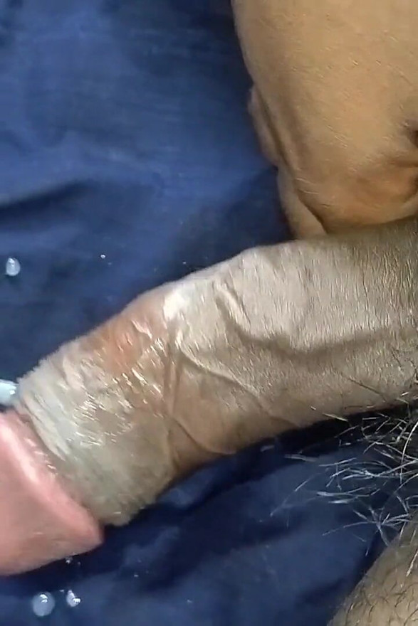 U Definitely Squirt While Seeing My Cumshot Video Very Hotest Black Dick with White Milk Split Cumshots
