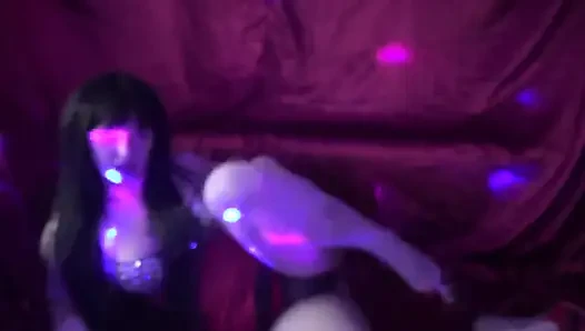 Down on your knees in front of  your mistress' legs little pervert!!