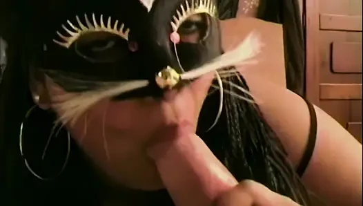 Gadis Rasta Melengkung Kacau di Kamera