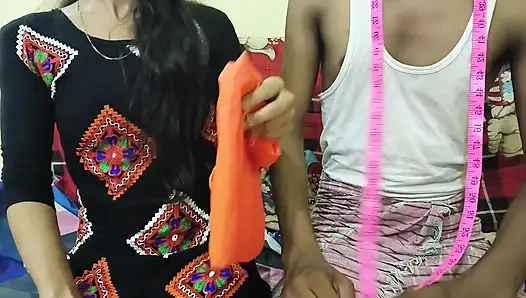 Портной пришел в дом и трахнул невестку на предлоге принятия ей измерения.