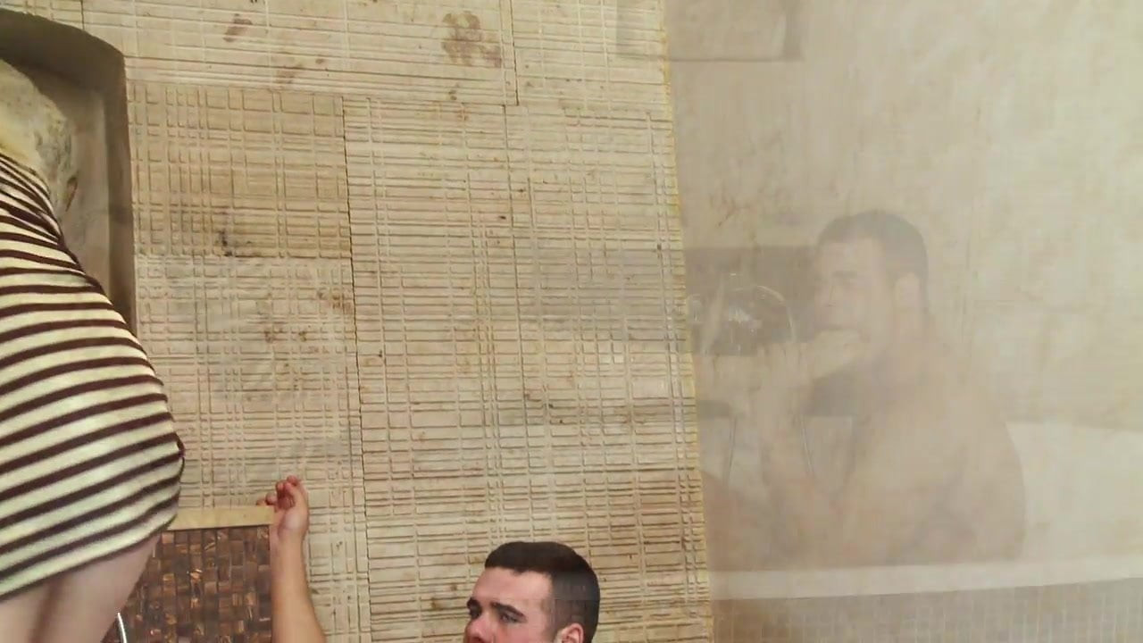 Bathroom foot fucking extreme for blonde and her lover