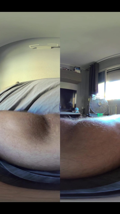 Emotional moment from "VR 8K POV Teaser - Subtitled Dirty Talk Masturbation on the Couch - Full VR on OF, FH and FanCentro"