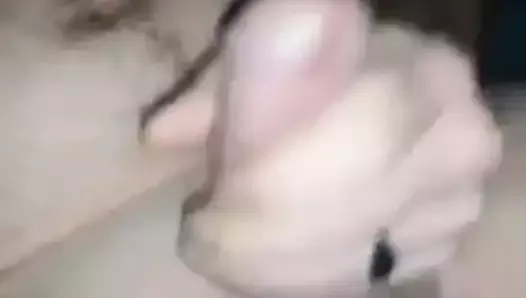 Dawg stroking his big cock