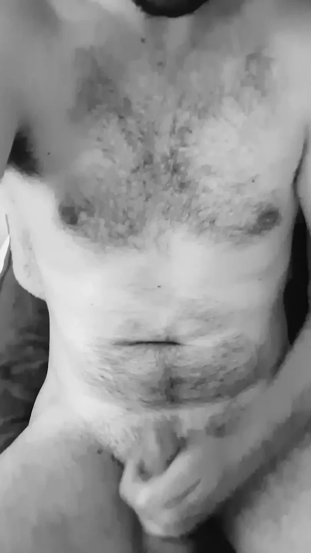 Brunbarbu98 Black and White Masturbation
