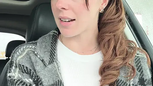 Trying Not to Cum Too Loud While I Pump My Gas