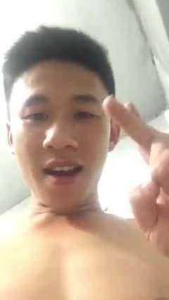 Chinese Guy Jerks Off