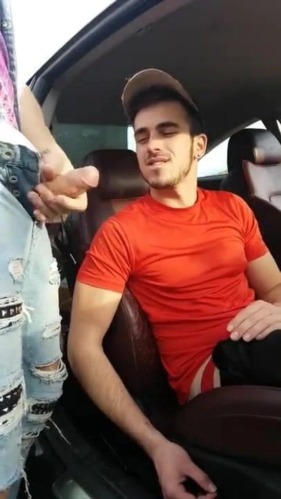 Blowing cock in the car
