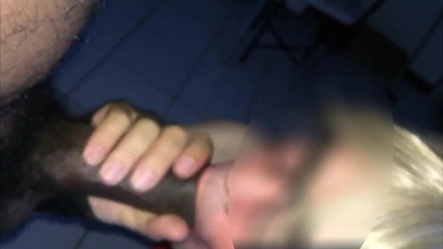 sissy sucking friend's black big dick