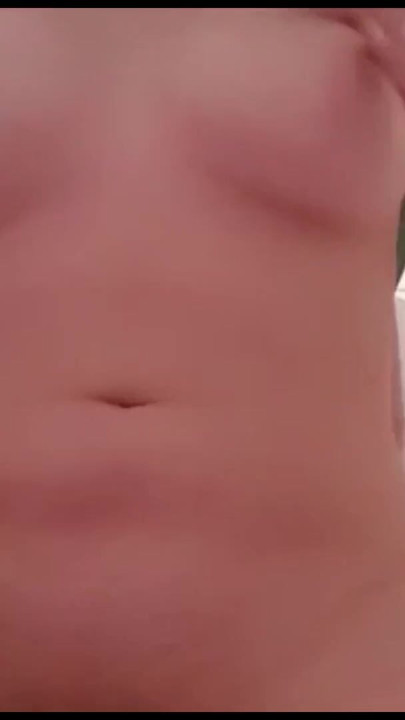 Subscriber suggested to use a banana to  tease myself and cum playing with my boobs | Clip 2