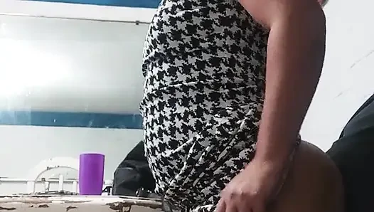 This little slut likes having sex at my mother-in-law's house.