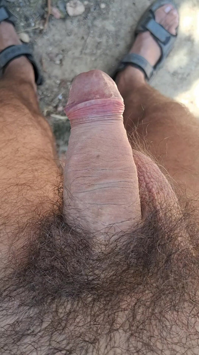 Peeing outdoors