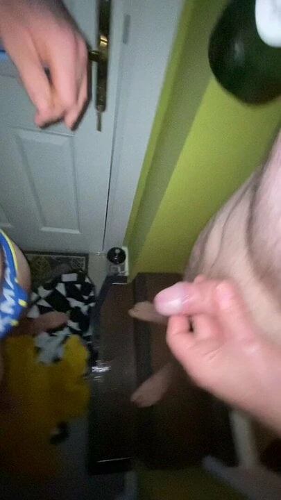 Getting pissed on in jock by daddy