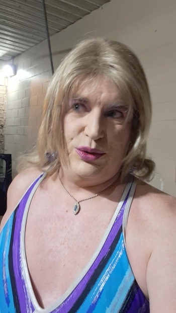 At my local car wash, getting wet!