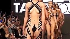 Nude fashion show see through