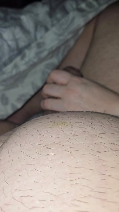 Horny step mom giving handjob to indian step son after husband funeral