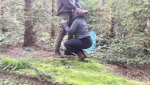 ¡Nosotros dos en el bosque!