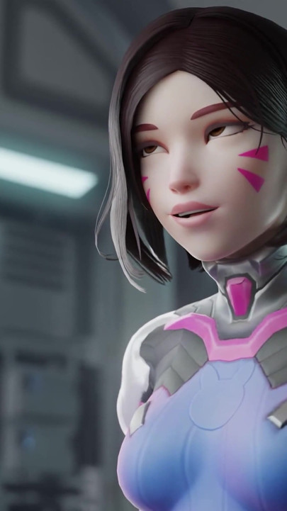 D.va - Pop Star Contract BBC 3D Overwatch Porn