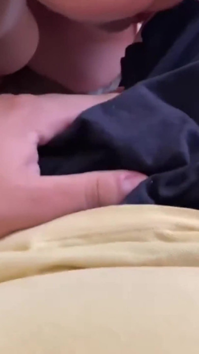 BBW Latina Deepthroat Licking Balls and Sucking It