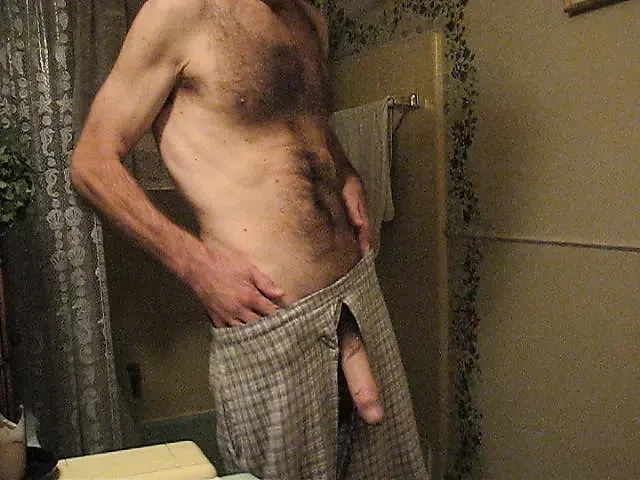 hangin out before shower