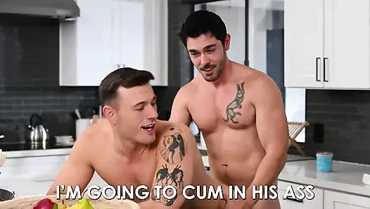 Pride Studios - alfonso üvey erkek kardeşi Vincent Grey'i kendi pornosna mastürbasyon yaparken yakalıyor