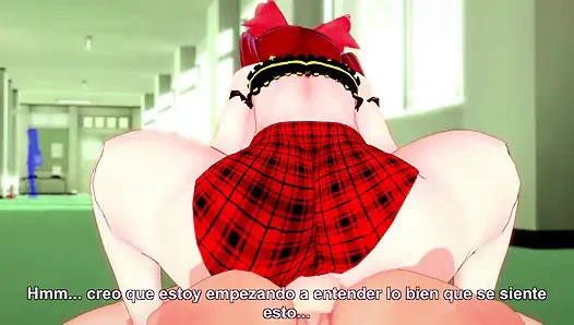 Ngentot pacar manis rambut merahnya sambil mendengar erangannya yang manis - hentai