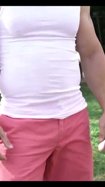 Blonde Twink Stepson And Bear Stepdad Fuck In Back Yard | Clip 1