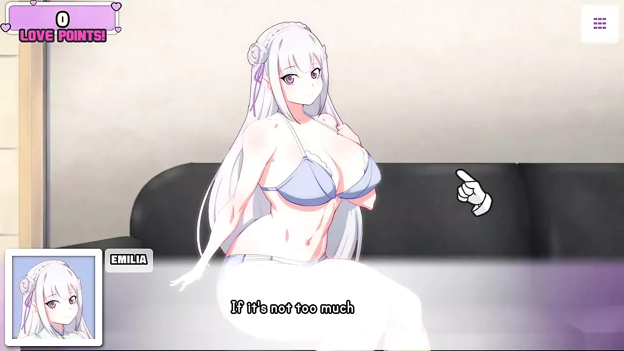 Waifuhub - Μέρος 21 - Emilia σεξουαλική συνέντευξη Re Zero από Loveskysanhentai