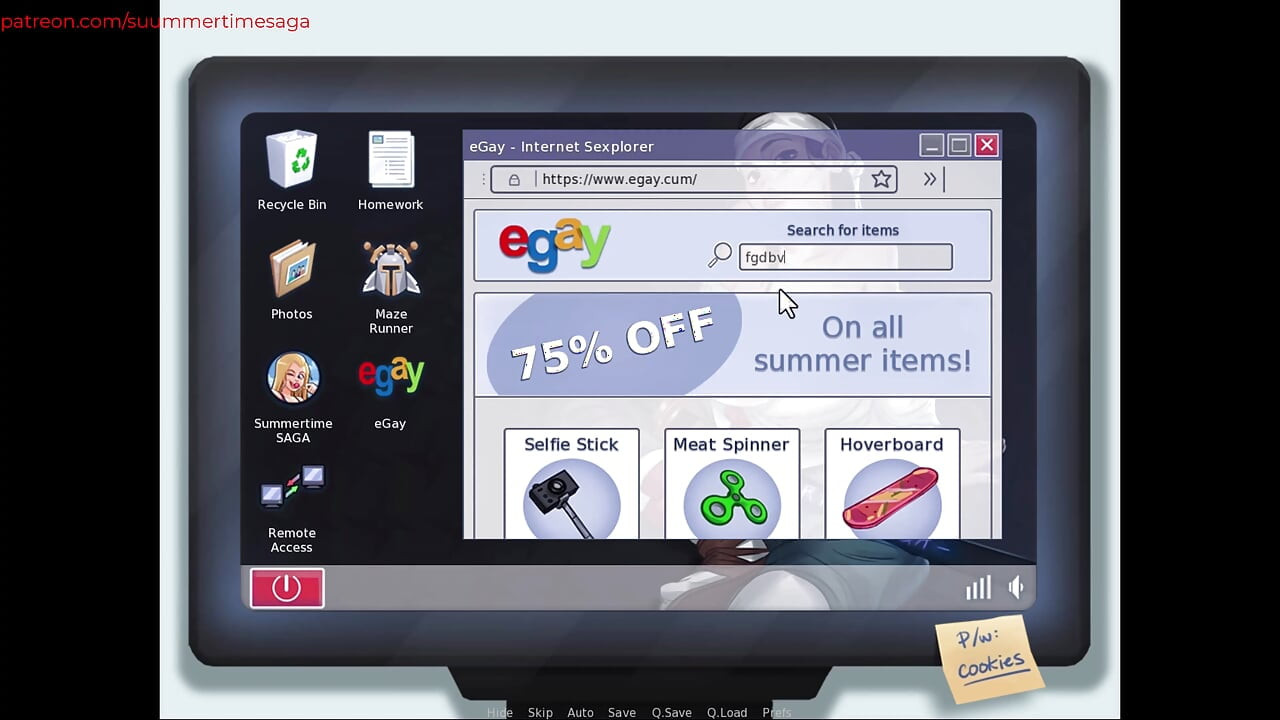 Summertime saga - เธอเย็ดกูในเซ็กส์ช็อป