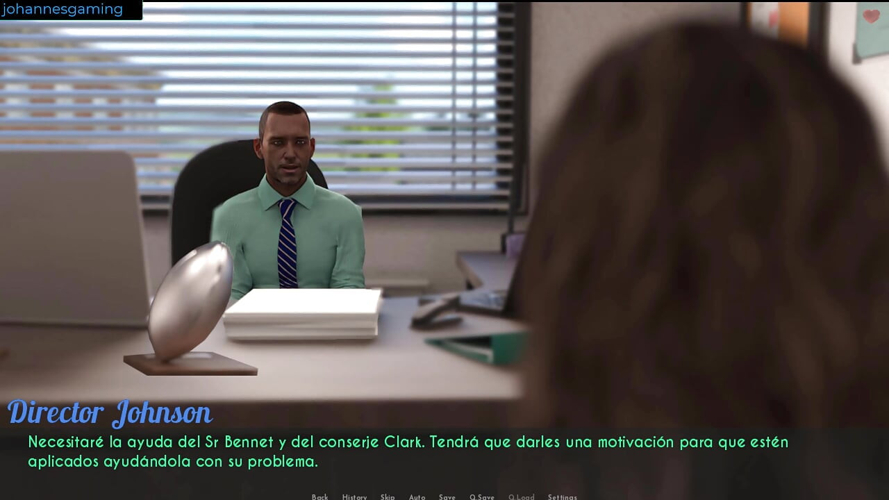 AWAM - M. Bennet baise Sophia sur la table