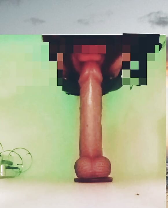 Maulfick training for faggot with dildo