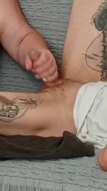 Memorable moment from "My mother-in-law helps me jerk off so that I cum"