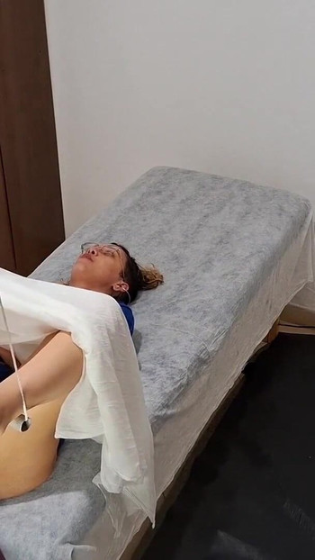Emotional moment from "gynecologist takes advantage of patient's arousal and naivety to fuck her"