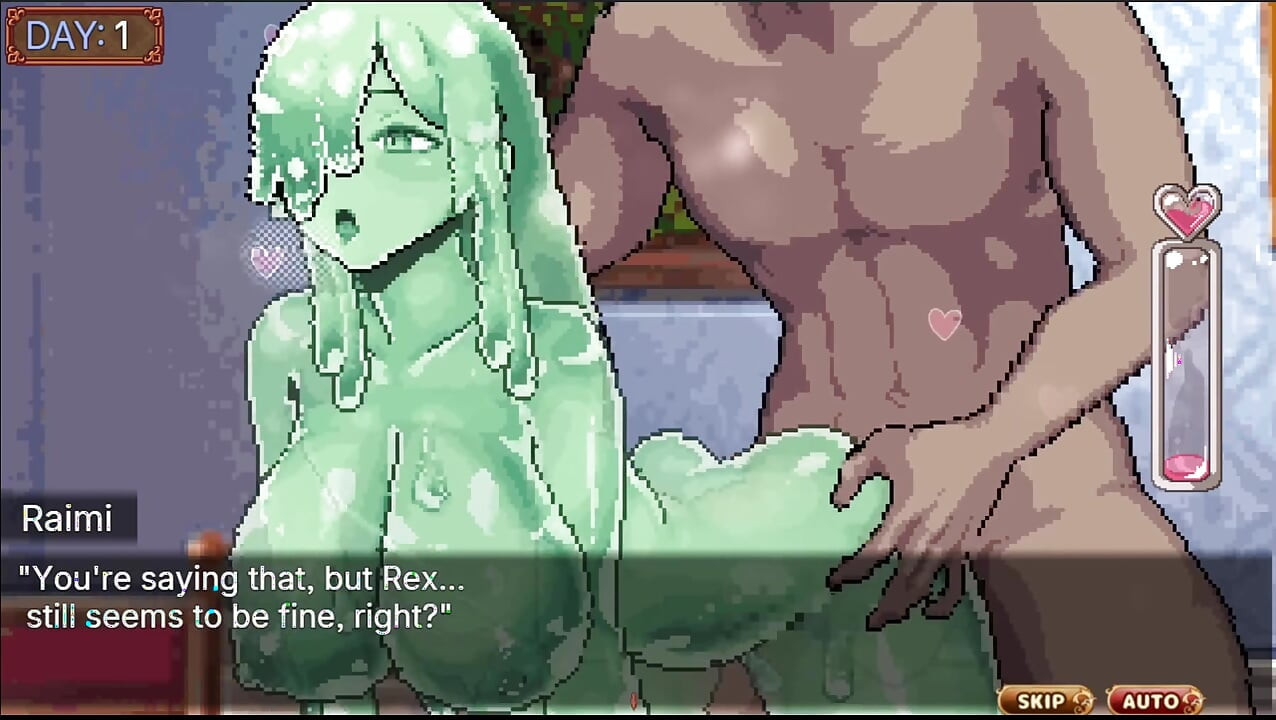 Chronicles of Pleasure with Monster Girls - Slime Girls goop você para cima e ordenha você!