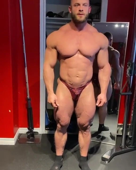 POSING PRACTICE IN RED POSERS