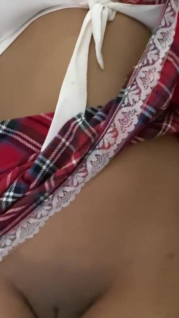 Must-see moment from "Sexy school girl undress teasing video"