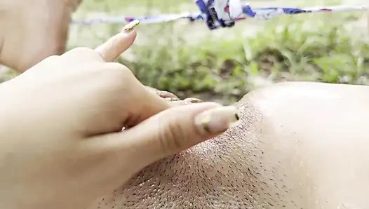 Açık Alanda İyi Mastürbasyon Hehej