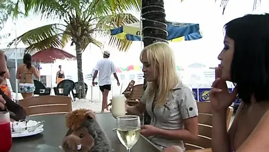 Mature Blonde Devours Throbbing Cock in Outdoor Paradise