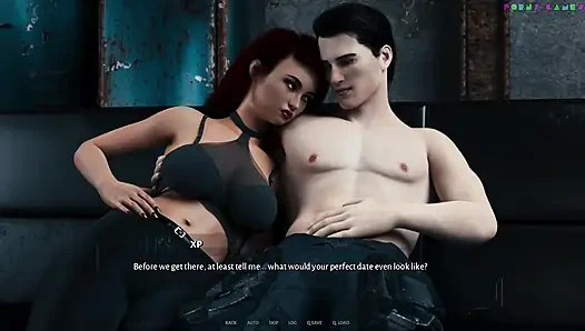 Кибернетическое соблазнение 1-й частью - Групповой секс дома, Милфа и Рыжая 33