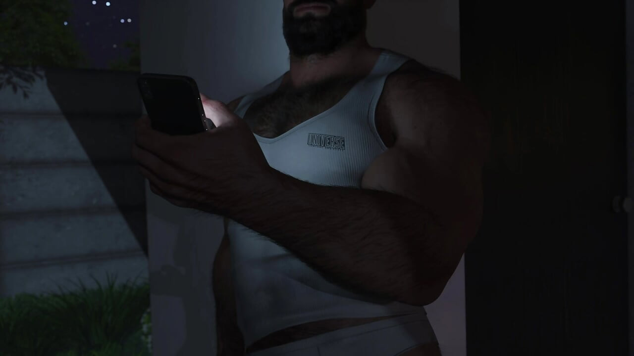 Hairy daddy gets his hole filled by young guy's load. CodyFord.