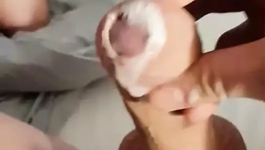 Mastürbasyon kapalı ile dev cumshot