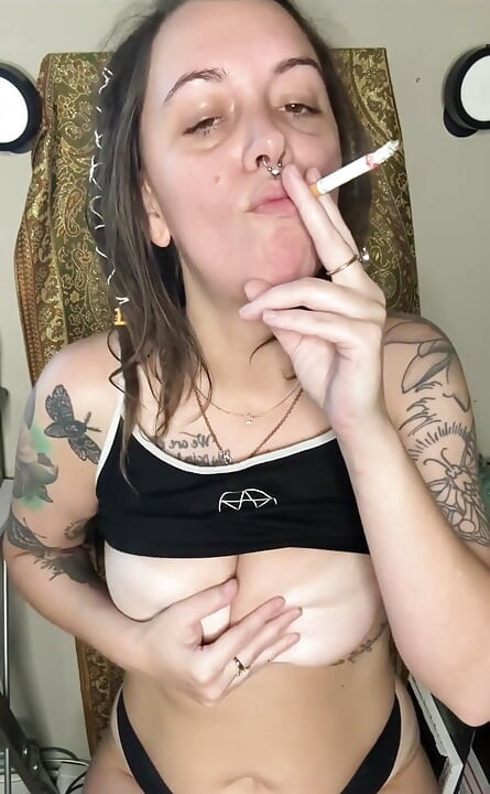 Armpit Worship and Smoking Tease with Chery Trees